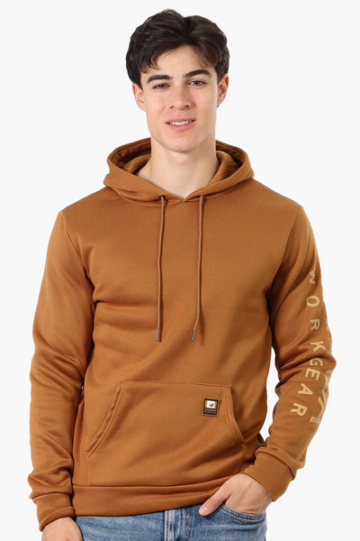 Canada Work Gear Sleeve Print Hoodie - Caramel - Mens Hoodies & Sweatshirts - International Clothiers