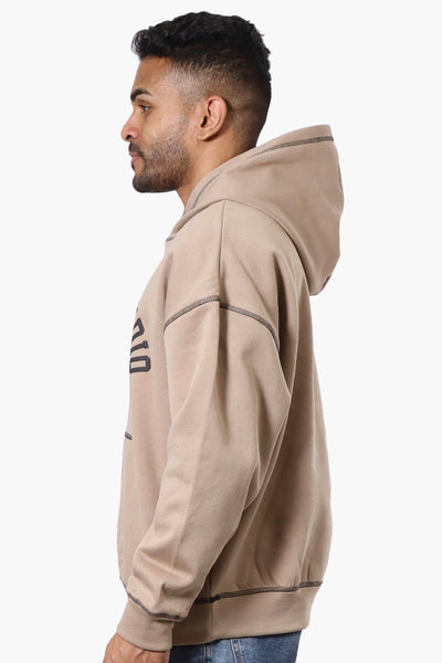 Saints Studio Social Club Print Hoodie - Taupe - Mens Hoodies & Sweatshirts - International Clothiers