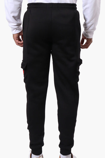 Canada Weather Gear Tie Waist Cargo Joggers - Black - Mens Joggers & Sweatpants - International Clothiers