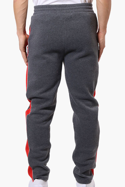 Essentials Super Triple Goose Side Stripe Tie Waist Sweatpants - Grey - Mens Joggers & Sweatpants - International Clothiers