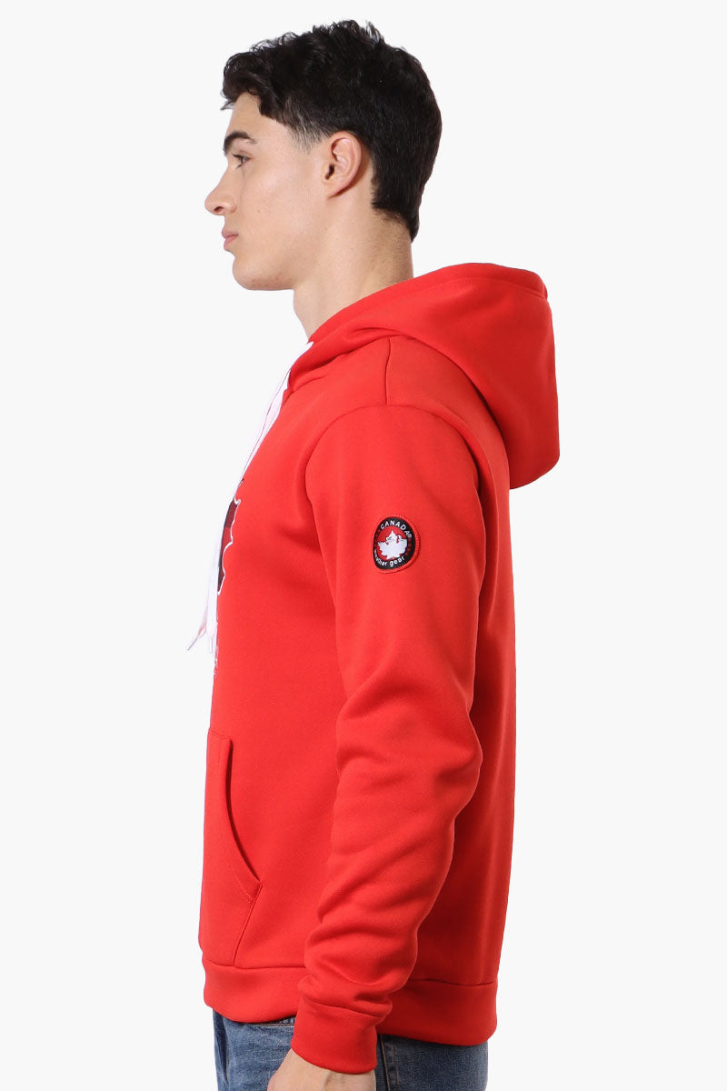 Canada Weather Gear Chest Logo Hoodie - Red - Mens Hoodies & Sweatshirts - International Clothiers