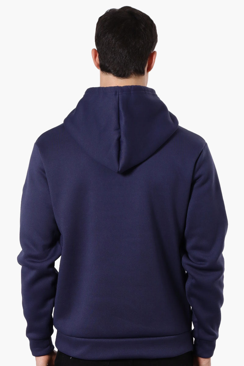 Essentials Super Triple Goose Striped Logo Hoodie - Navy - Mens Hoodies & Sweatshirts - International Clothiers