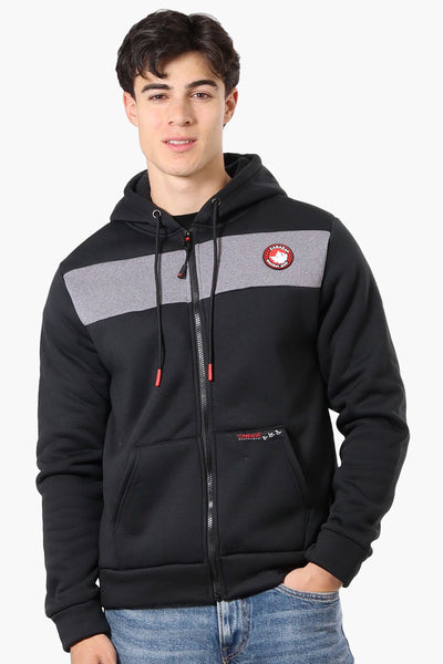 Canada Weather Gear Fleece Lined Zip Up Hoodie - Black - Mens Hoodies & Sweatshirts - International Clothiers