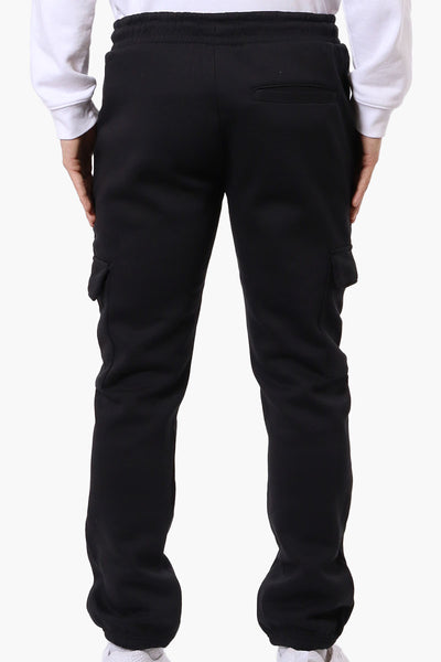 Essentials By Drill Tie Waist Cargo Joggers - Black - Mens Joggers & Sweatpants - International Clothiers