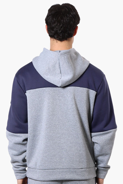 Essentials Super Triple Goose Colour Block Hoodie - Grey - Mens Hoodies & Sweatshirts - International Clothiers