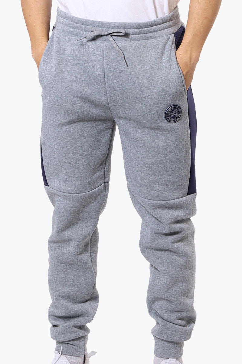 Essentials Super Triple Goose Side Stripe Tie Waist Joggers - Grey - Mens Joggers & Sweatpants - International Clothiers