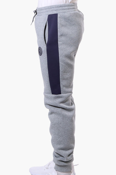 Essentials Super Triple Goose Side Stripe Tie Waist Joggers - Grey - Mens Joggers & Sweatpants - International Clothiers