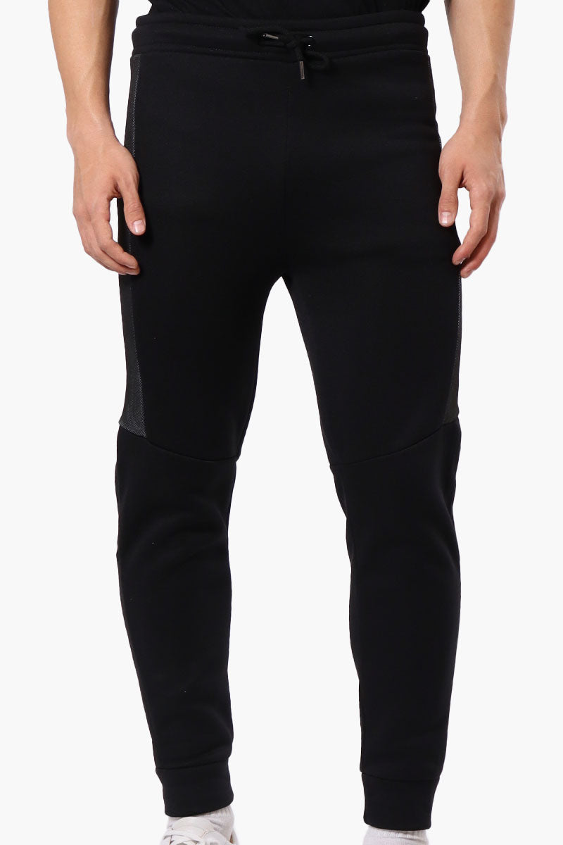 Super Triple Goose Mesh Insert Joggers - Black - Mens Joggers & Sweatpants - International Clothiers