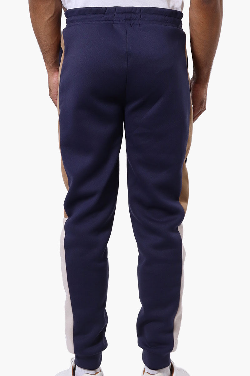 Canada Weather Gear Side Stripe Colour Block Joggers - Navy - Mens Joggers & Sweatpants - International Clothiers