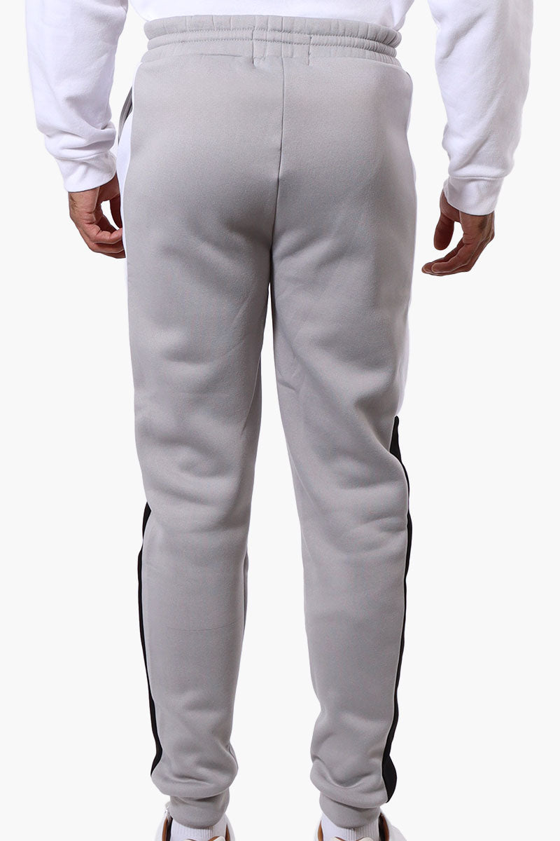 Canada Weather Gear Side Stripe Colour Block Joggers - Grey - Mens Joggers & Sweatpants - International Clothiers