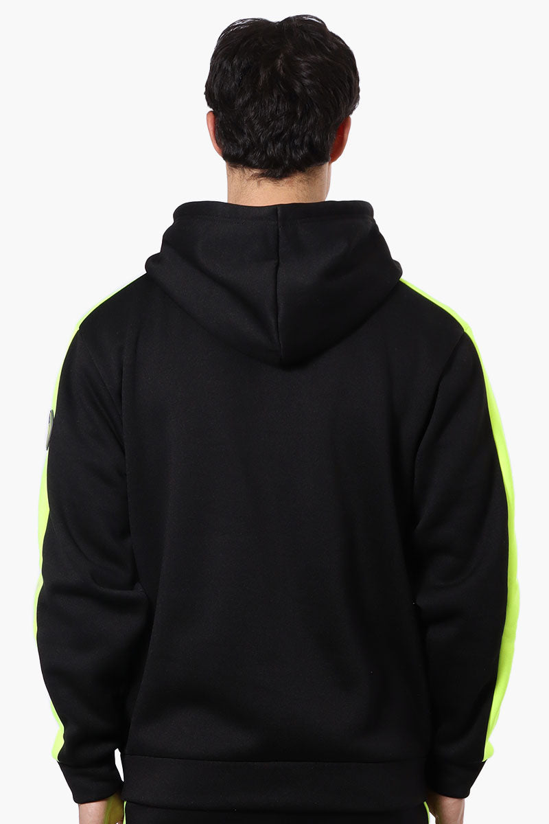 Essentials Super Triple Goose Sleeve Stripe Zip Up Hoodie - Black - Mens Hoodies & Sweatshirts - International Clothiers