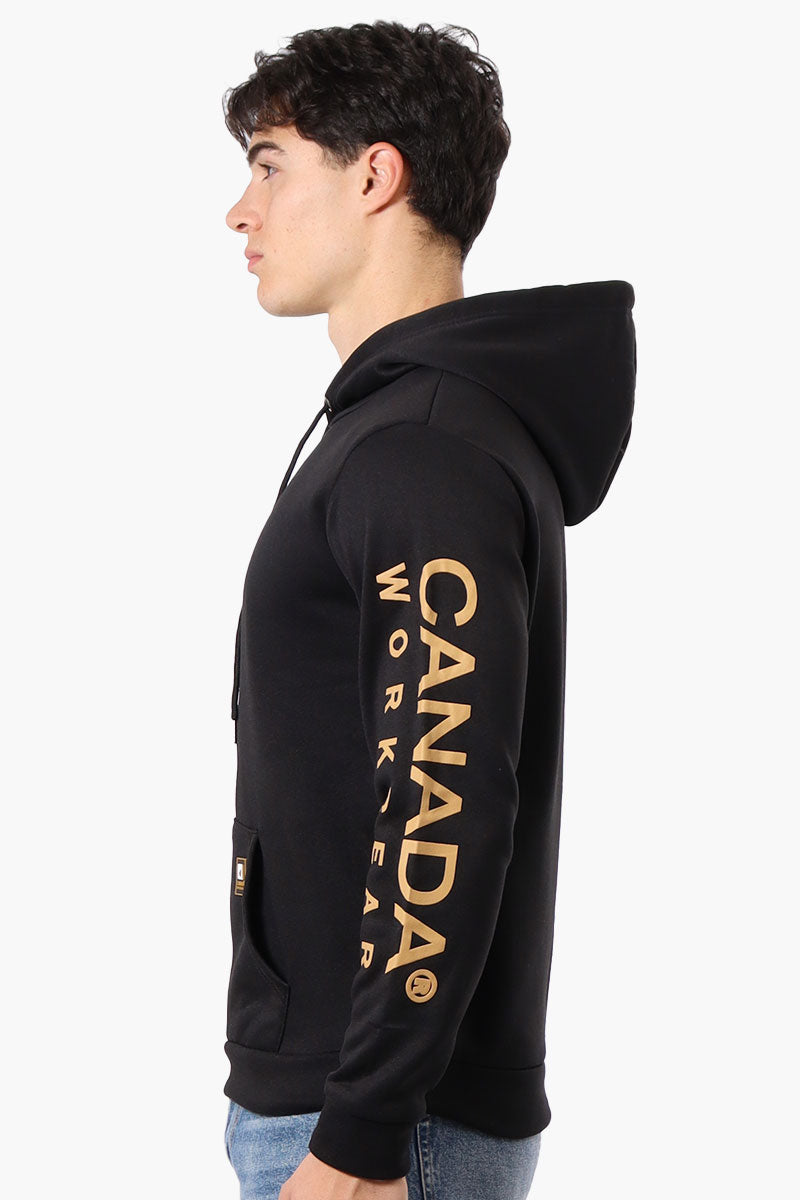 Canada Work Gear Sleeve Print Hoodie - Black - Mens Hoodies & Sweatshirts - International Clothiers