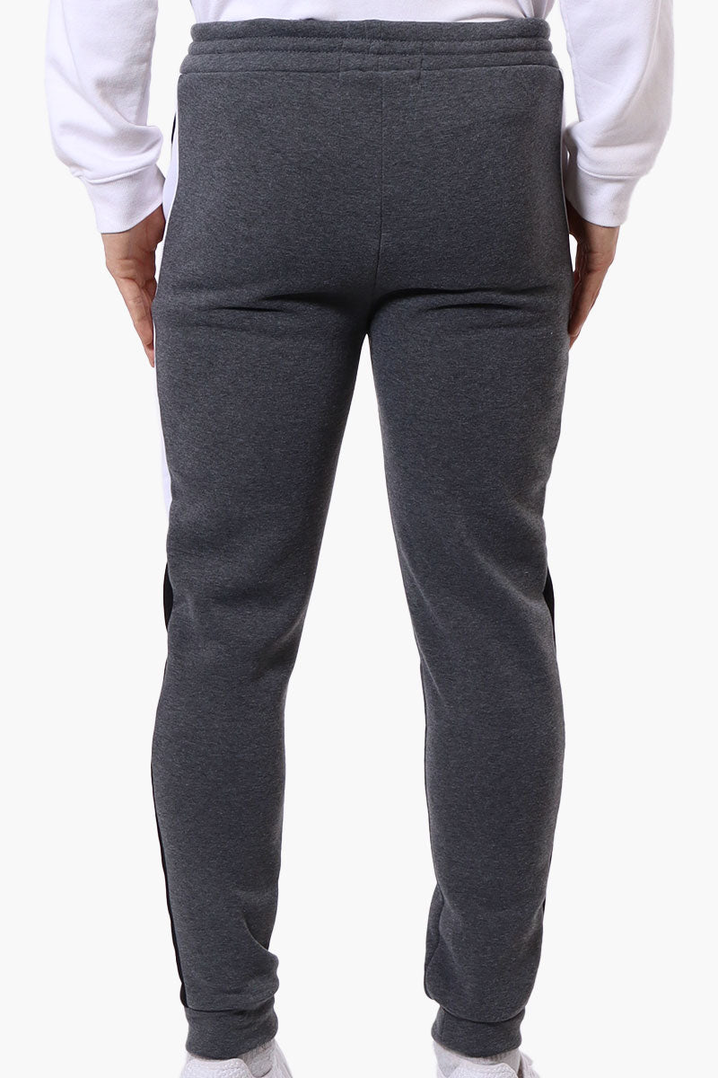 Canada Weather Gear Side Stripe Tie Waist Joggers - Grey - Mens Joggers & Sweatpants - International Clothiers