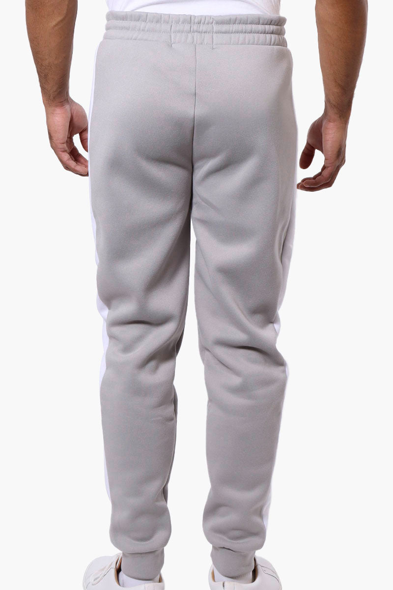 Essentials Super Triple Goose Side Stripe Tie Waist Joggers - Grey - Mens Joggers & Sweatpants - International Clothiers