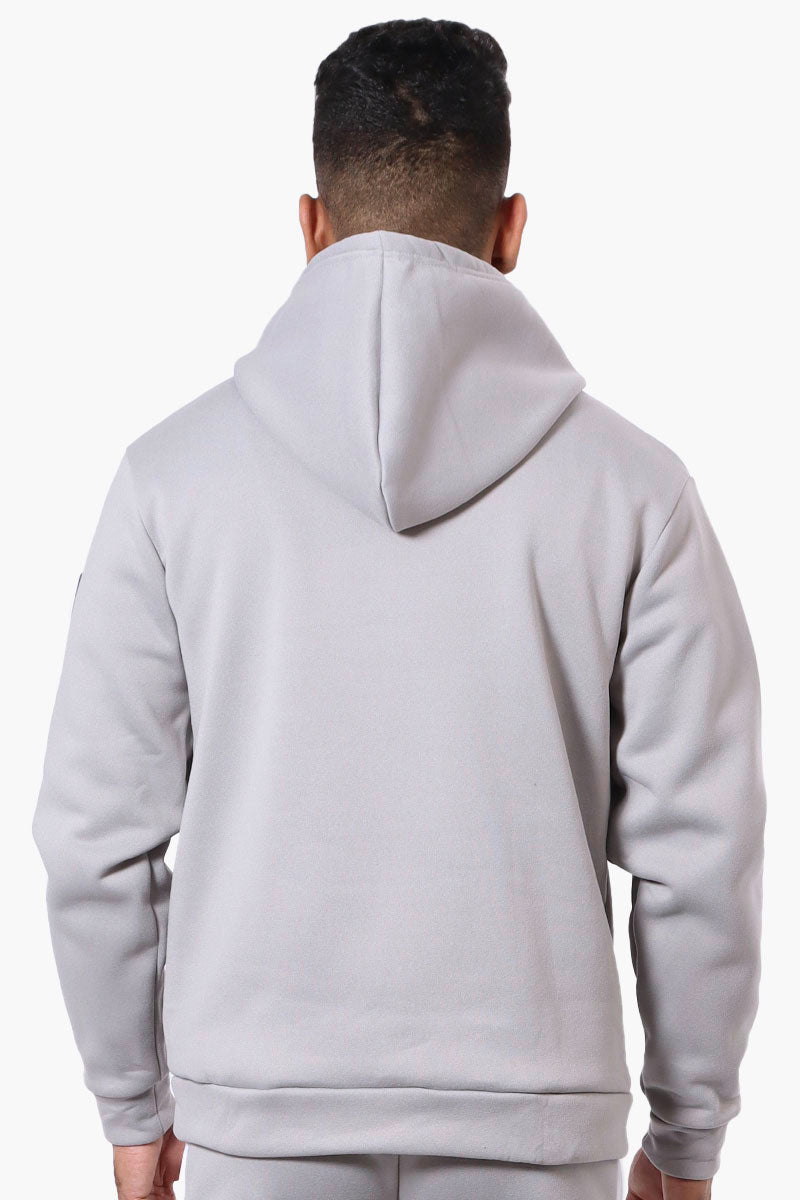 Essentials Super Triple Goose Striped Logo Hoodie - Grey - Mens Hoodies & Sweatshirts - International Clothiers