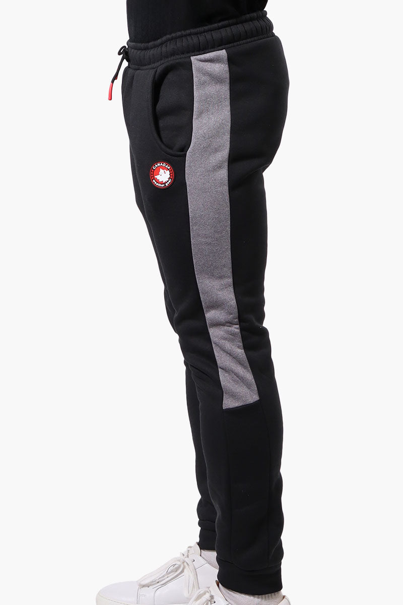 Canada Weather Gear Tie Waist Fleece Joggers - Black - Mens Joggers & Sweatpants - International Clothiers