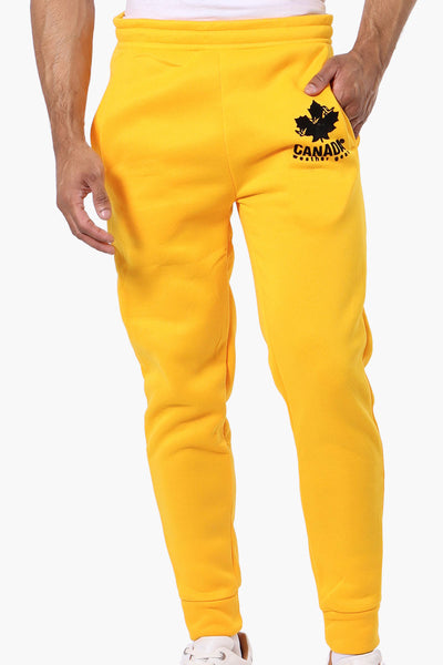 Canada Weather Gear Basic Solid Joggers - Yellow - Mens Joggers & Sweatpants - International Clothiers