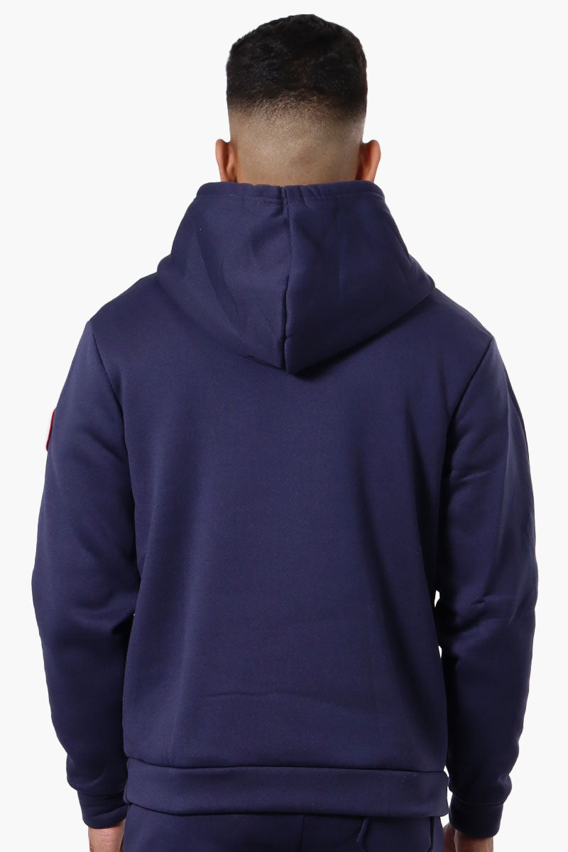 Canada Weather Gear Solid Embossed Logo Hoodie - Navy - Mens Hoodies & Sweatshirts - International Clothiers