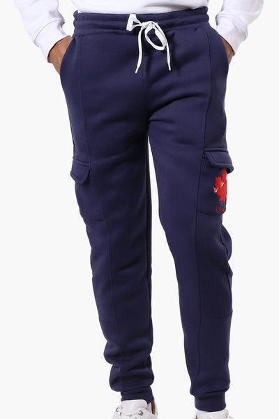 Canada Weather Gear Tie Waist Cargo Joggers - Navy - Mens Joggers & Sweatpants - International Clothiers