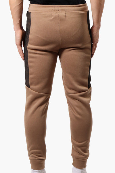 Super Triple Goose Mesh Insert Joggers - Brown - Mens Joggers & Sweatpants - International Clothiers