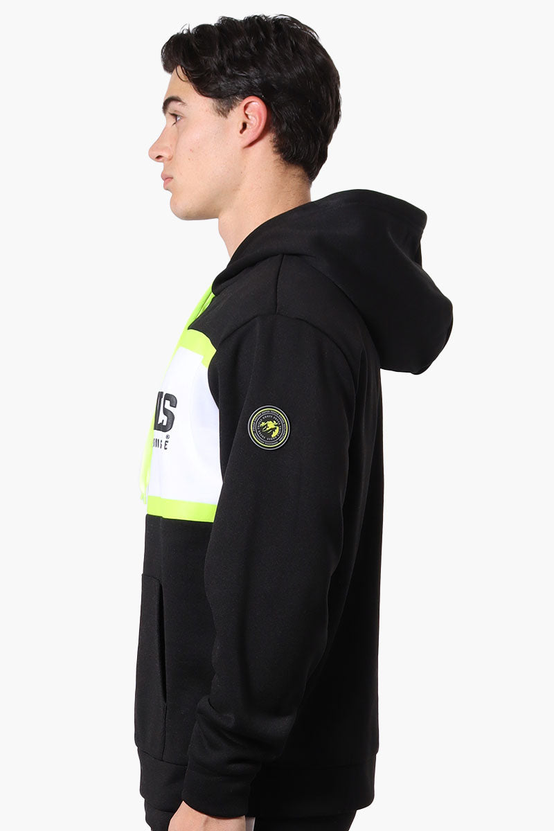 Essentials Super Triple Goose Striped Logo Hoodie - Black - Mens Hoodies & Sweatshirts - International Clothiers