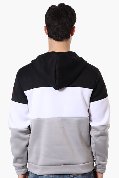 Canada Weather Gear 1/2 Zip Colour Block Hoodie - Black - Mens Hoodies & Sweatshirts - International Clothiers