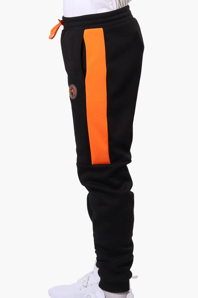 Essentials Super Triple Goose Side Stripe Tie Waist Joggers - Black - Mens Joggers & Sweatpants - International Clothiers