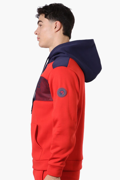 Essentials Super Triple Goose Mesh Insert Hoodie - Red - Mens Hoodies & Sweatshirts - International Clothiers