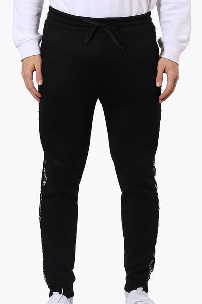 Canada Weather Gear Side Detail Tie Waist Joggers - Black - Mens Joggers & Sweatpants - International Clothiers