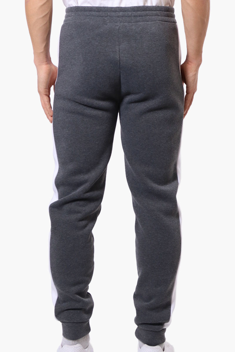 Essentials Super Triple Goose Side Stripe Tie Waist Joggers - Grey - Mens Joggers & Sweatpants - International Clothiers