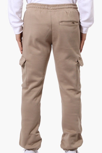 Essentials By Drill Tie Waist Cargo Joggers - Taupe - Mens Joggers & Sweatpants - International Clothiers