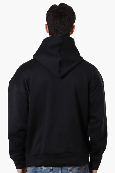 Essentials By Drill Box Logo Fleece Hoodie - Black - Mens Hoodies & Sweatshirts - International Clothiers