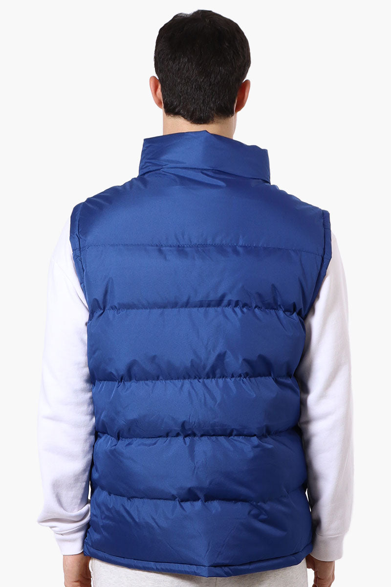 Super Triple Goose Double Pocket Bubble Vest - Blue - Mens Vests - International Clothiers