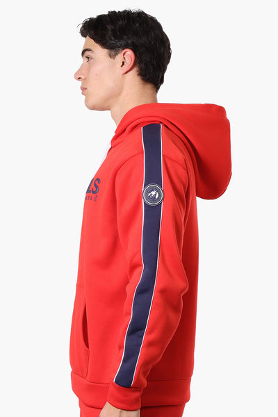 Essentials Super Triple Goose Chest Logo Hoodie - Red - Mens Hoodies & Sweatshirts - International Clothiers