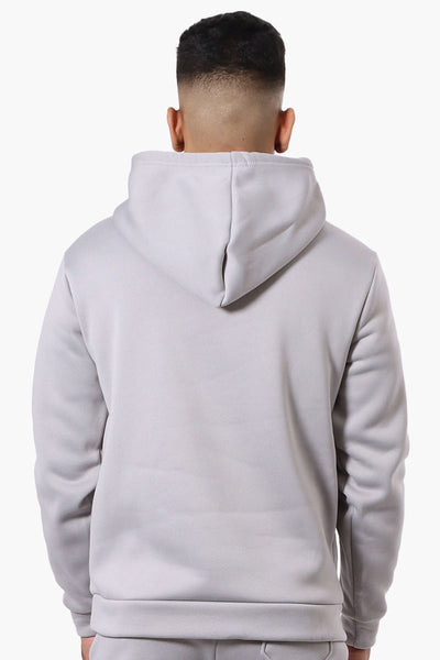 Canada Weather Gear Solid Embossed Logo Hoodie - Grey - Mens Hoodies & Sweatshirts - International Clothiers