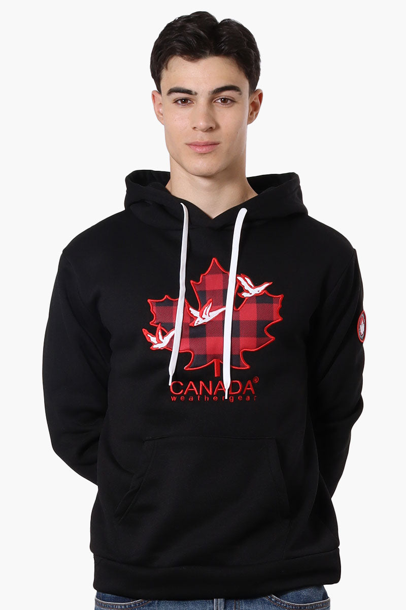 Canada Weather Gear Chest Logo Hoodie - Black - Mens Hoodies & Sweatshirts - International Clothiers