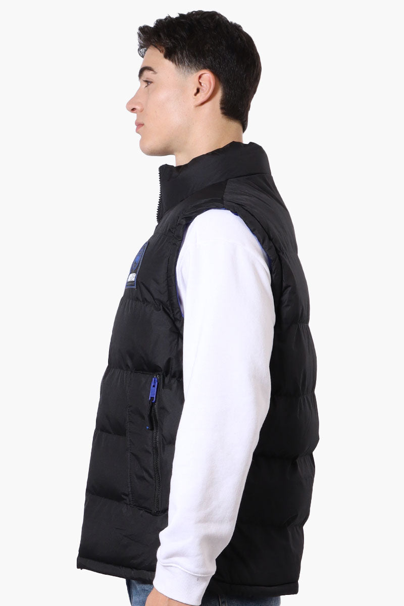 Super Triple Goose Double Pocket Bubble Vest - Black - Mens Vests - International Clothiers