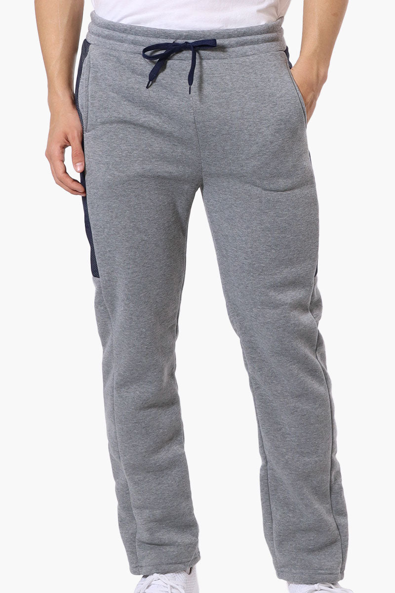 Essentials Super Triple Goose Side Mesh Insert Sweatpants - Grey - Mens Joggers & Sweatpants - International Clothiers