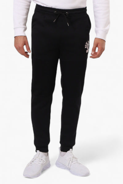 Super Triple Goose Tie Waist New York Print Joggers - Black - Mens Joggers & Sweatpants - International Clothiers