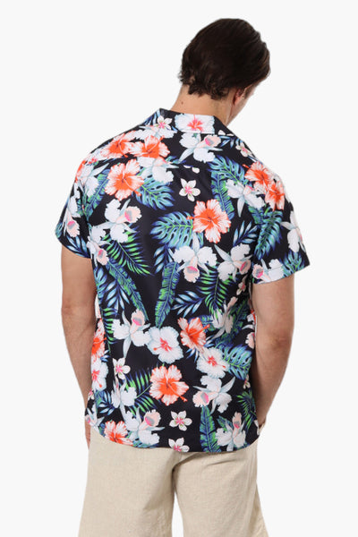 Boardsports Floral Camp Collar Casual Shirt - Navy - Mens Casual Shirts - International Clothiers