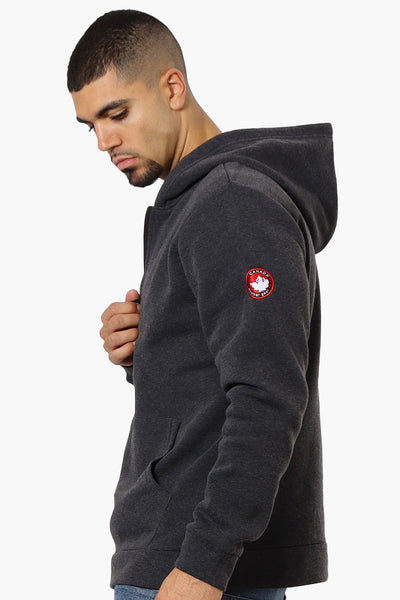 Canada Weather Gear Logo Zipper Detail Hoodie - Black - Mens Hoodies & Sweatshirts - International Clothiers