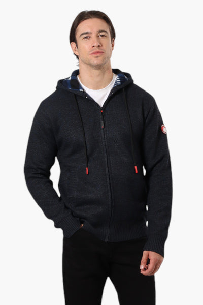 Canada Weather Gear Fleece Lined Hooded Lightweight Jacket - Navy - Mens Lightweight Jackets - International Clothiers