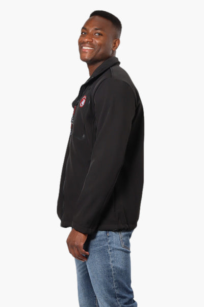 Canada Weather Gear Fleece Lined Zip Pocket Lightweight Jacket - Black - Mens Lightweight Jackets - International Clothiers