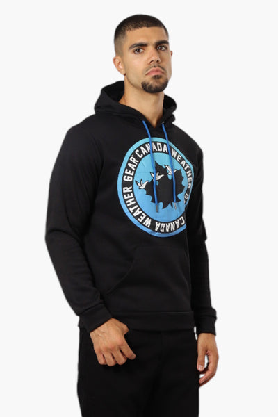 Canada Weather Gear Logo Print Hoodie - Black - Mens Hoodies & Sweatshirts - International Clothiers