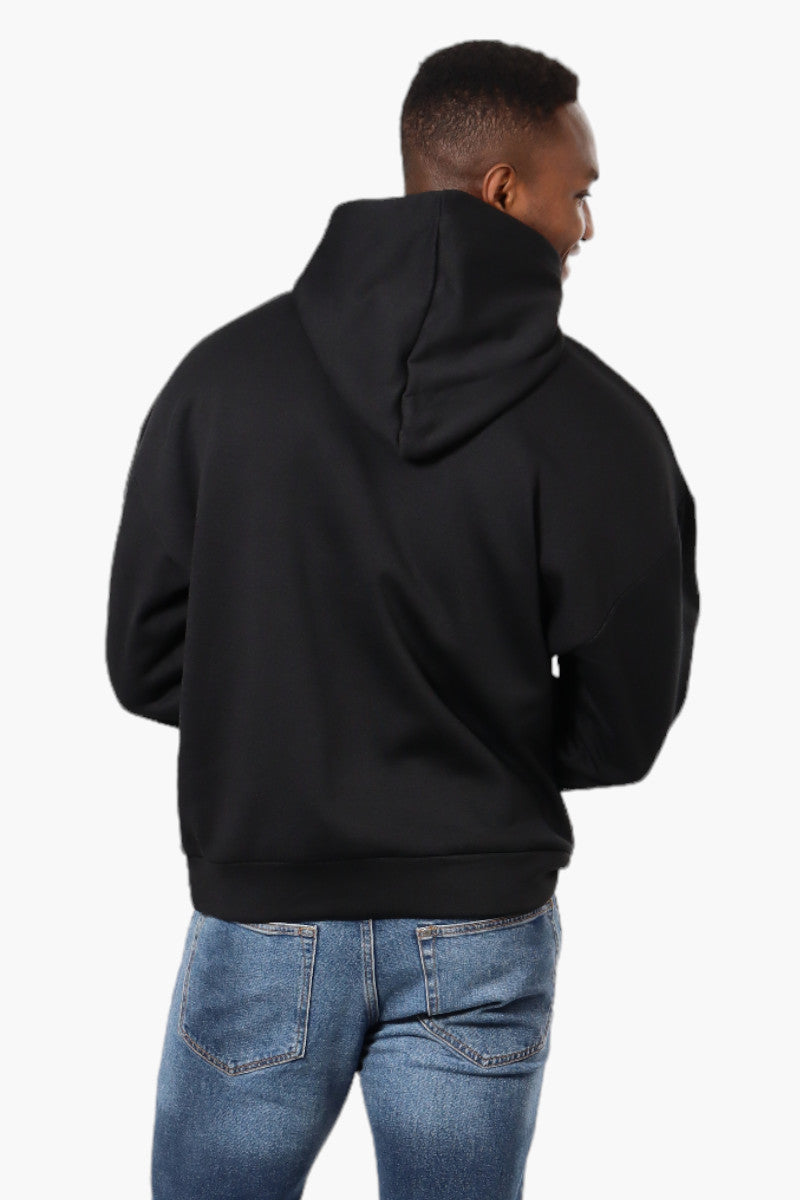 Essentials Solid Drop Shoulder Pullover Hoodie - Black - Mens Hoodies & Sweatshirts - International Clothiers