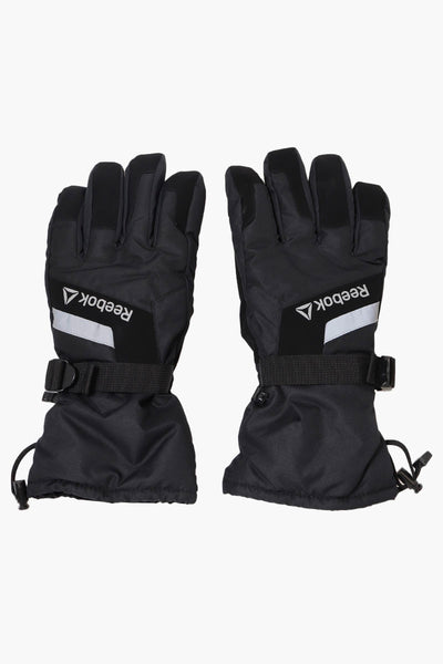 Reebok Touch Screen Ski Gloves - Black - Mens Gloves - International Clothiers