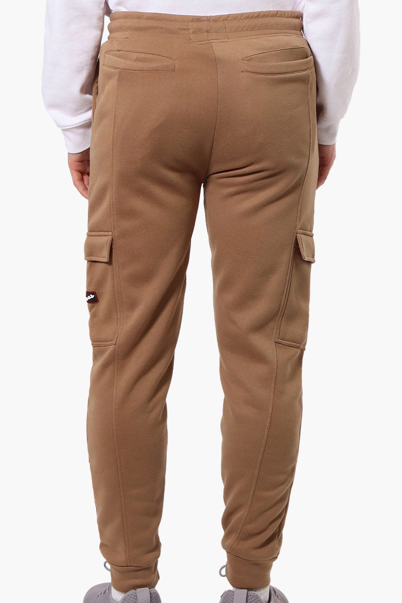 Canada Weather Gear Tie Waist Cargo Joggers - Beige - Mens Joggers & Sweatpants - International Clothiers