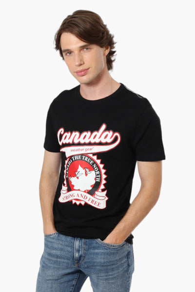 Canada Weather Gear Strong And Free Print Tee - Black - Mens Tees & Tank Tops - International Clothiers