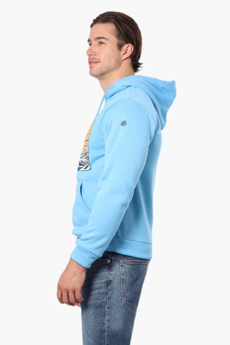 Boardsports Wave Print Hoodie - Blue - Mens Hoodies & Sweatshirts - International Clothiers