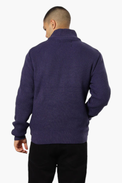 Canada Weather Gear Sweater Knit Polyfill Lightweight Jacket - Navy - Mens Lightweight Jackets - International Clothiers